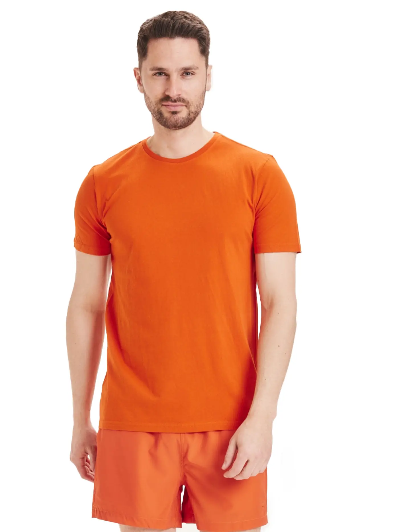 KNOWLEDGE COTTON APPAREL | T-Shirt ALDER | orange